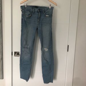 Gap ripped jeans
